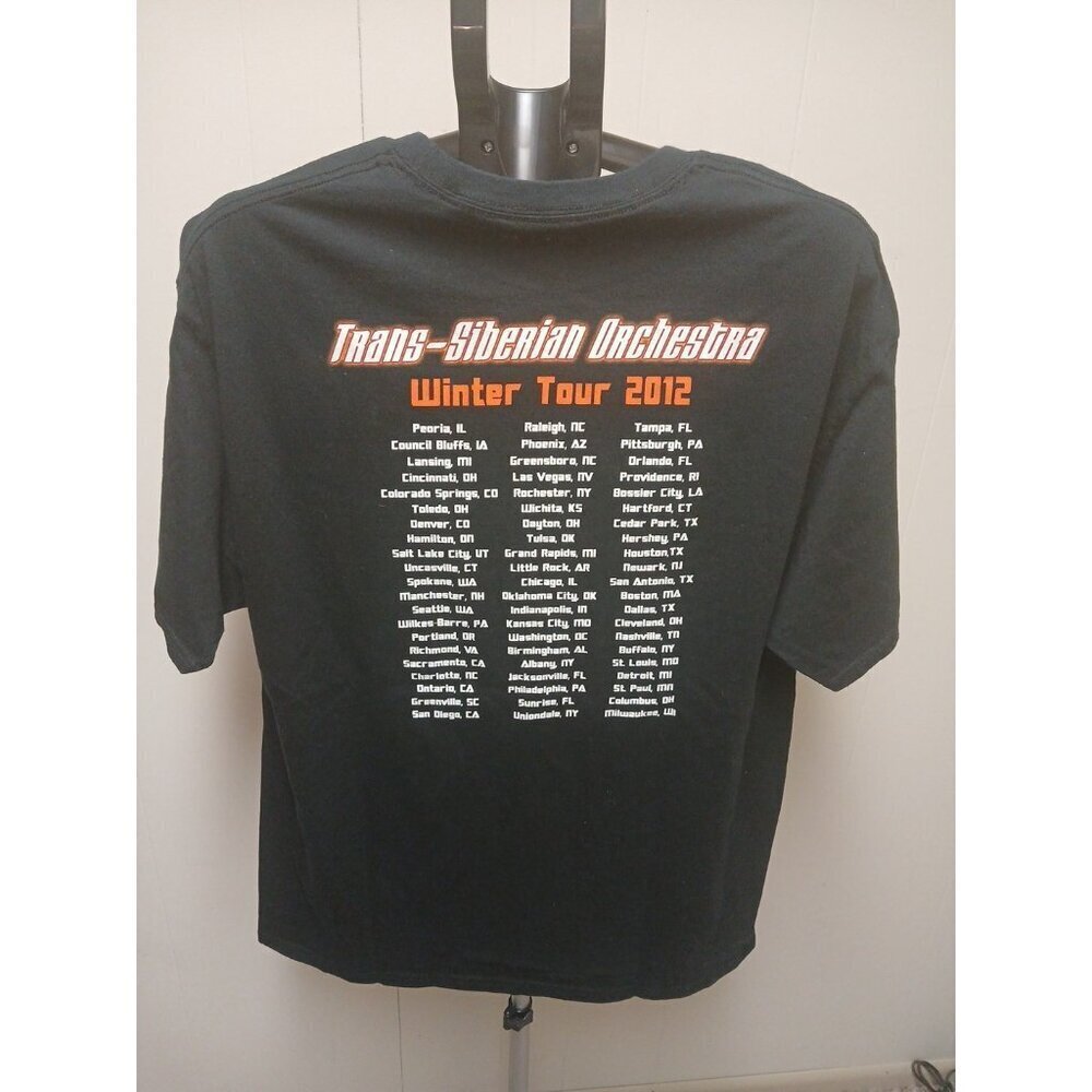 TRANS-SIBERIAN ORCHESTRA The Lost Christmas Eve 2012 Tour T-shirt Tee Sz Xl - Picture 10 of 11